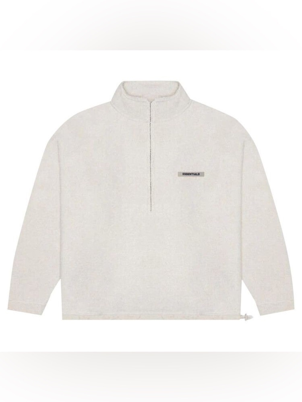 Fear of God Essentials Polar Fleece Half Zip Pullover 'Oatmeal'